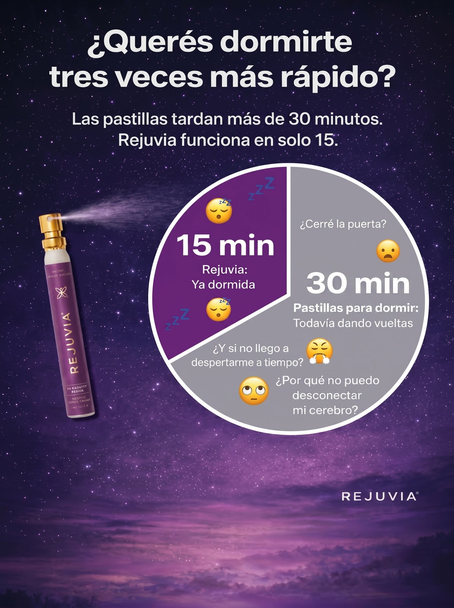 Rejuvia — Spray Natural para Dormir